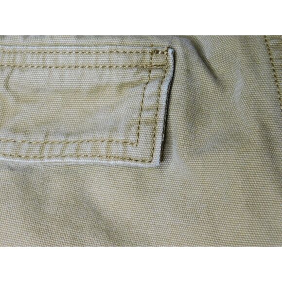 Men's Cotton Cargo Shorts Red Head Sz. 38 Tan Canvas Pockets - Picture 6 of 6
